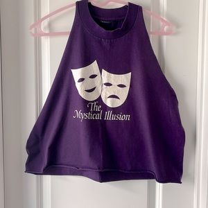 Urban outfitters Cutoff Crop Muscle Tee